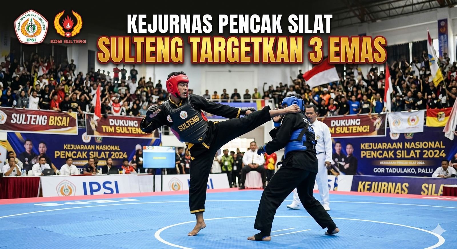 Kejurnas Pencak Silat: Sulteng Targetkan 3 Emas